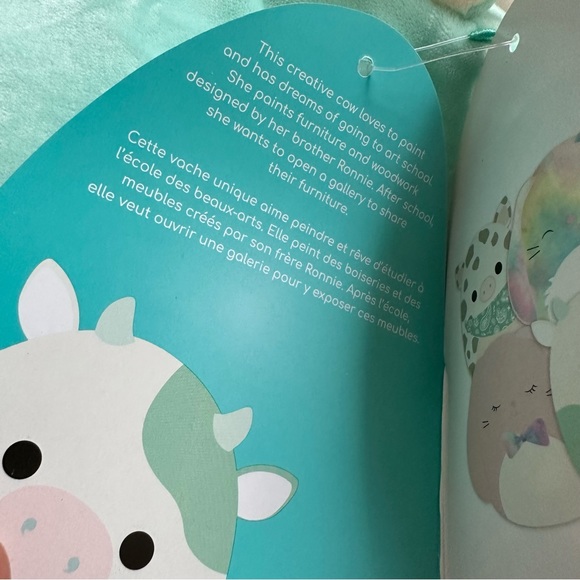 16” Belena the Blue and White Cow Squishmallow BNWT - Picture 3 of 4